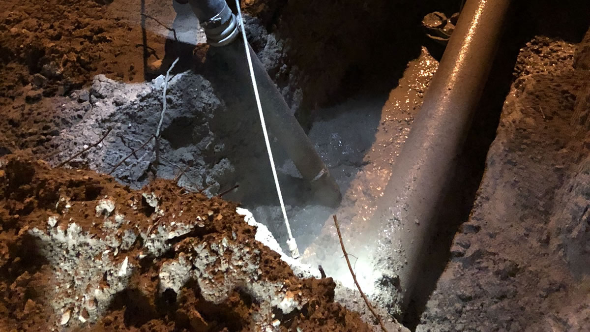 night works underground pipe recovery excavation Brisbane Gold Coast